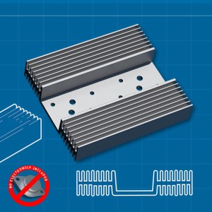 Buy Car Radio Heatsink Online | Extruded Aluminium Heatsink