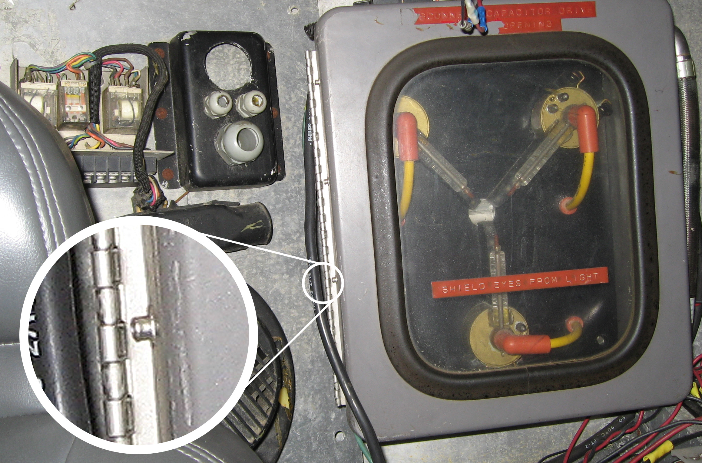 Flux Capacitor Hinge | Movie Props
